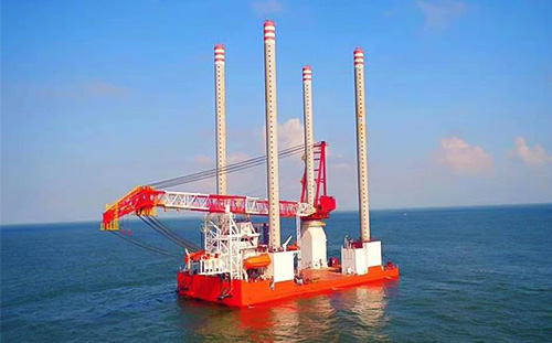 1.800t平臺自升式風電安裝船