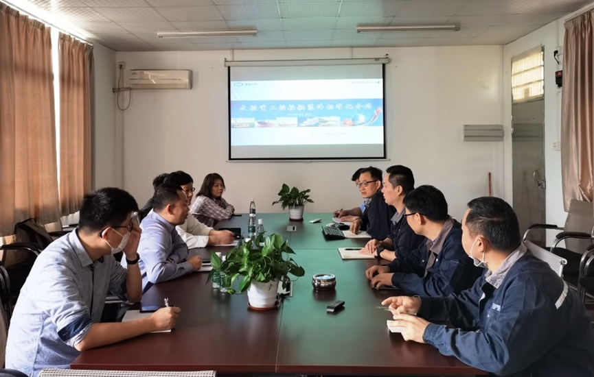 集團(tuán)建模辦調(diào)研重工舾裝件標(biāo)準(zhǔn)化、自動化工作