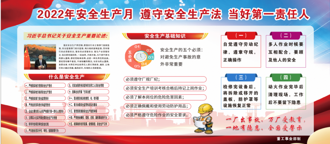 文船重工公司扎實開展“安全生產月”活動