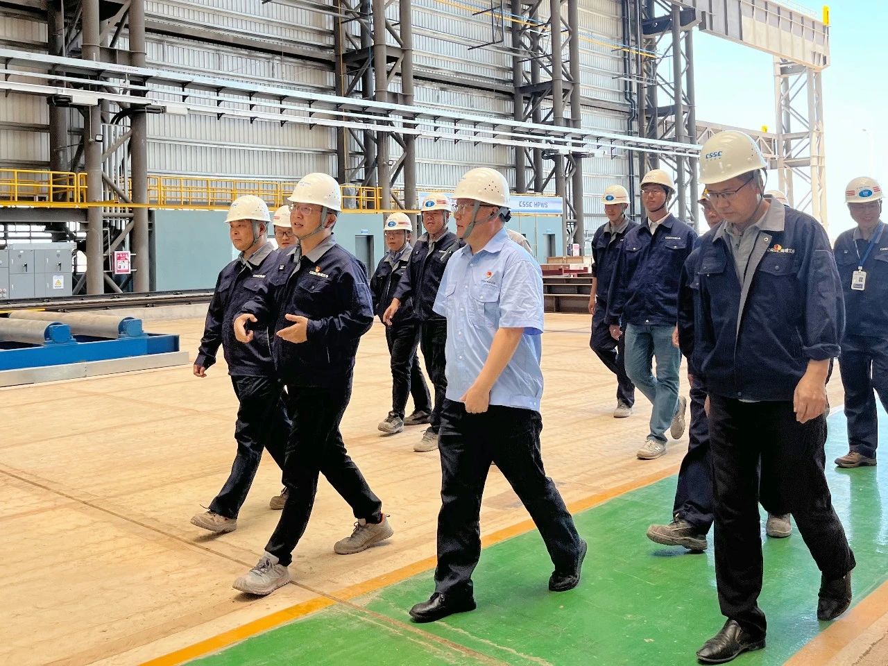 黃埔文沖公司總經理羅兵到欽州基地調研指導工作