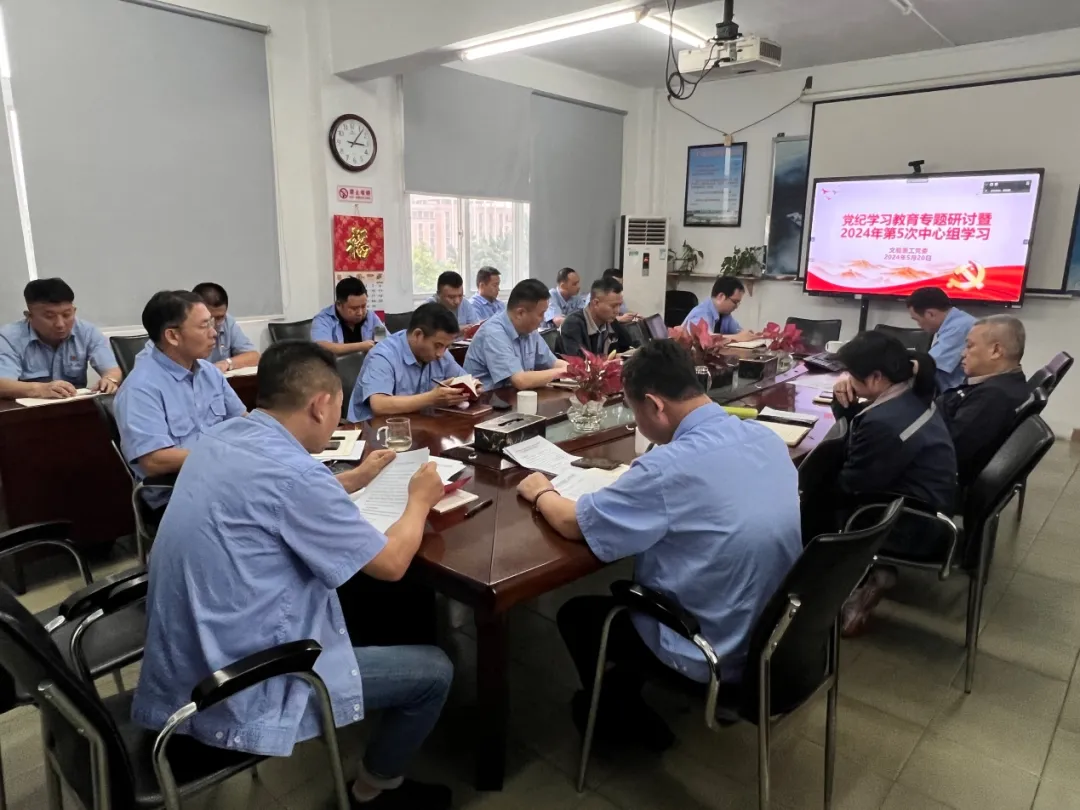 黨紀學(xué)習(xí)教育 | 公司黨委召開專題學(xué)習(xí)研討