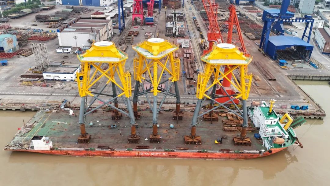 鉚足干勁！公司防城港二期導(dǎo)管架項(xiàng)目刷新建設(shè)“進(jìn)度條”